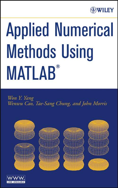 Book cover of Applied Numerical Methods Using MATLAB