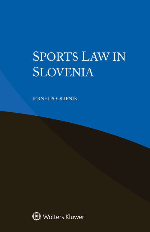 Book cover of Sports Law in Slovenia