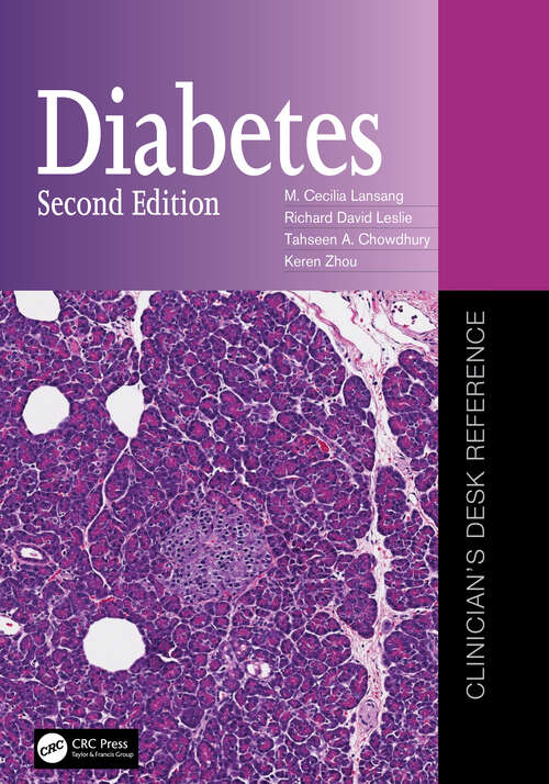Book cover of Diabetes: Clinician's Desk Reference (2) (Clinician's Desk Reference Series)