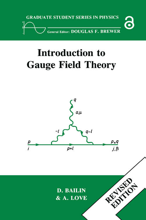 Book cover of Introduction to Gauge Field Theory Revised Edition