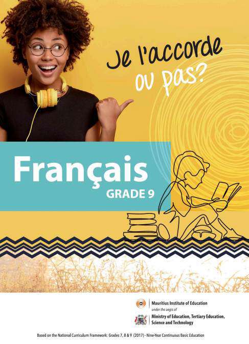 Book cover of Français class 9 - MIE