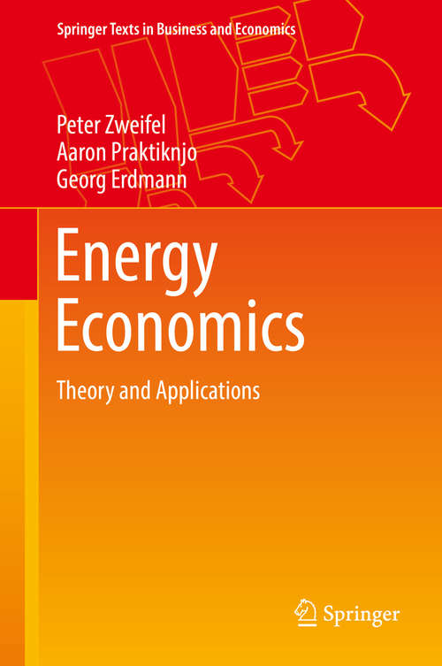 Book cover of Energy Economics: Theory and Applications (1st ed. 2017) (Springer Texts in Business and Economics)