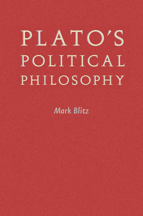 Book cover of Plato's Political Philosophy