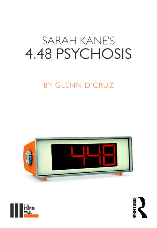 Book cover of Sarah Kane's 4.48 Psychosis (The Fourth Wall)
