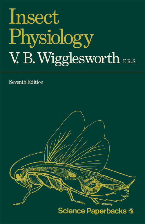 Book cover of Insect physiology (7th ed. 1974)