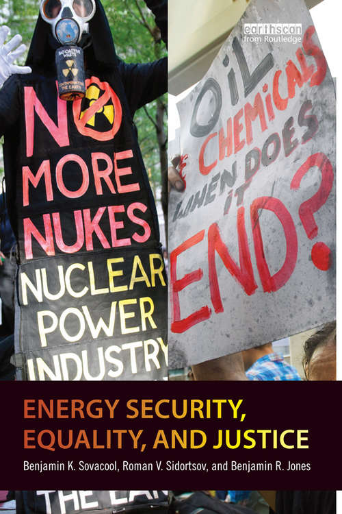 Book cover of Energy Security, Equality and Justice