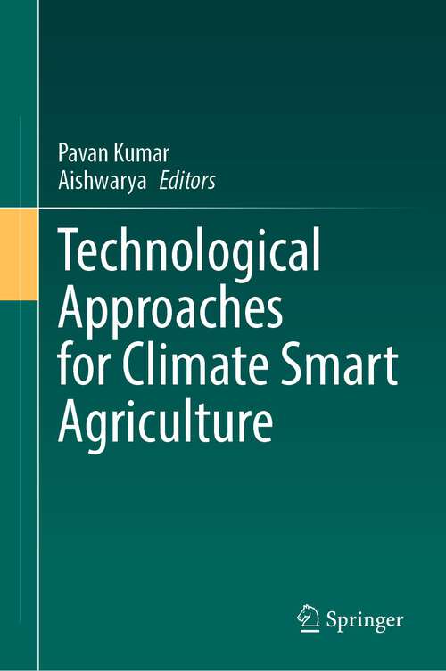 Book cover of Technological Approaches for Climate Smart Agriculture
