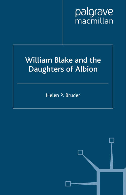 Book cover of William Blake and the Daughters of Albion (1997)
