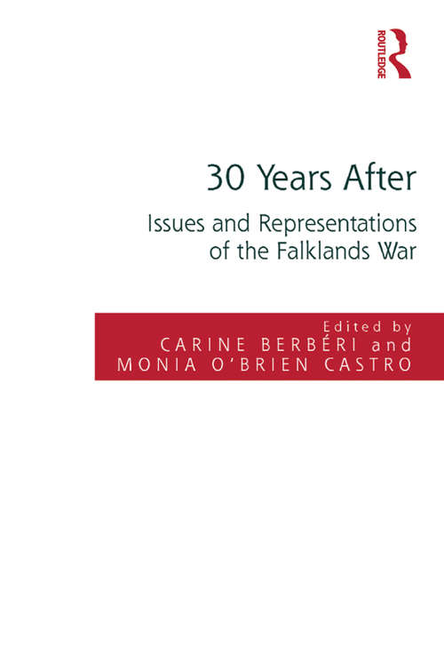 Book cover of 30 Years After: Issues and Representations of the Falklands War