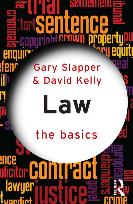 Book cover of Law: The Basics