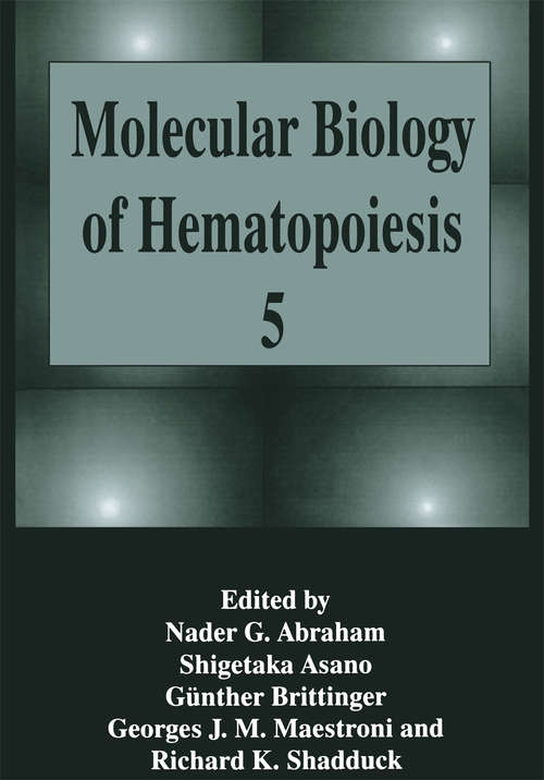 Book cover of Molecular Biology of Hematopoiesis 5 (1996)
