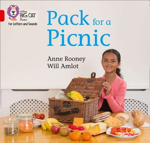 Book cover of Pack For A Picnic: Band 02b/Red B (PDF) (Collins Big Cat Phonics for Letters and Sounds)