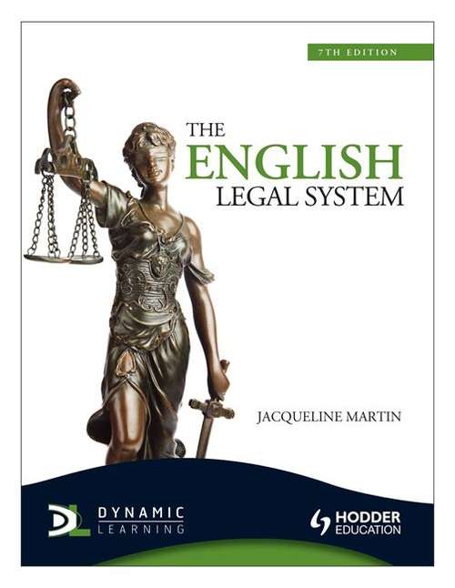Book cover of The English Legal System (7th edition) (PDF)