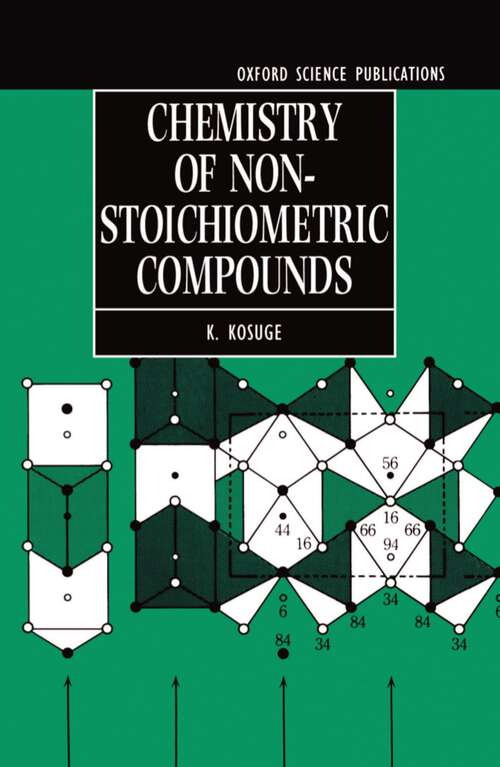 Book cover of Chemistry of Non-stoichiometric Compounds