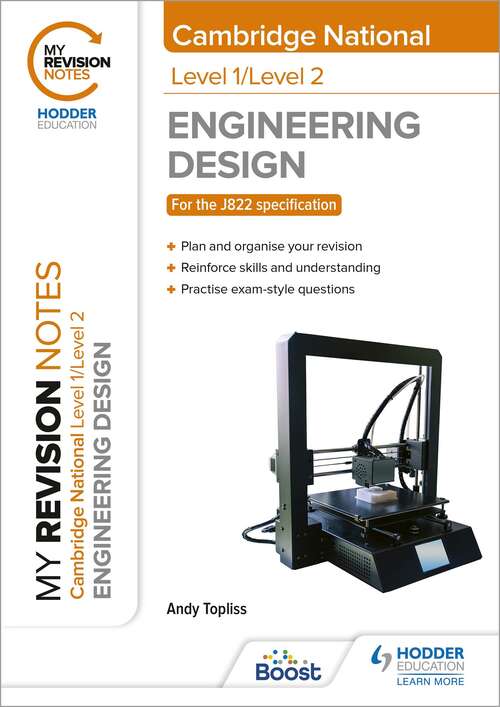 Book cover of My Revision Notes: Level 1/Level 2 Cambridge National in Engineering Design