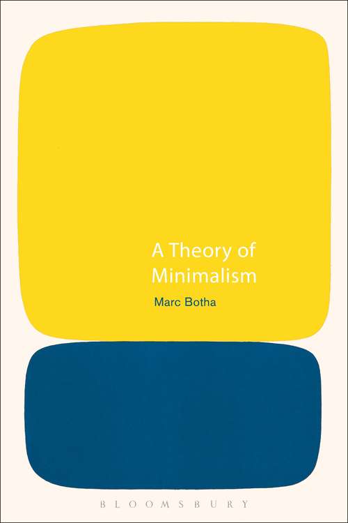 Book cover of A Theory of Minimalism