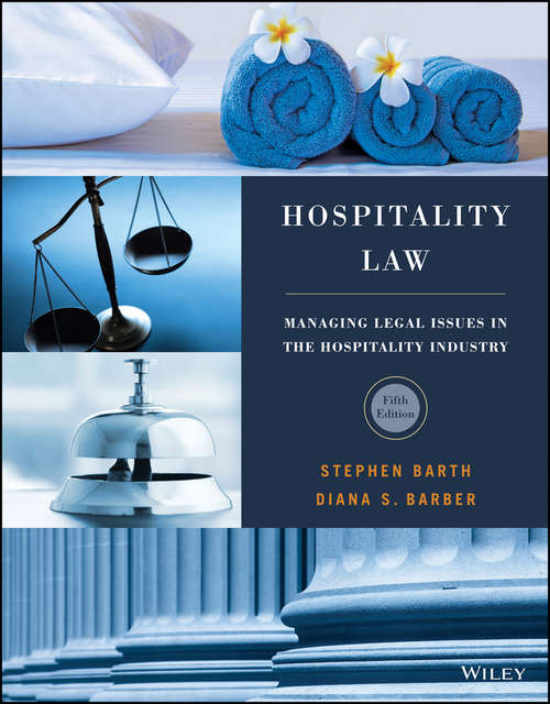 Book cover of Hospitality Law: Managing Legal Issues in the Hospitality Industry