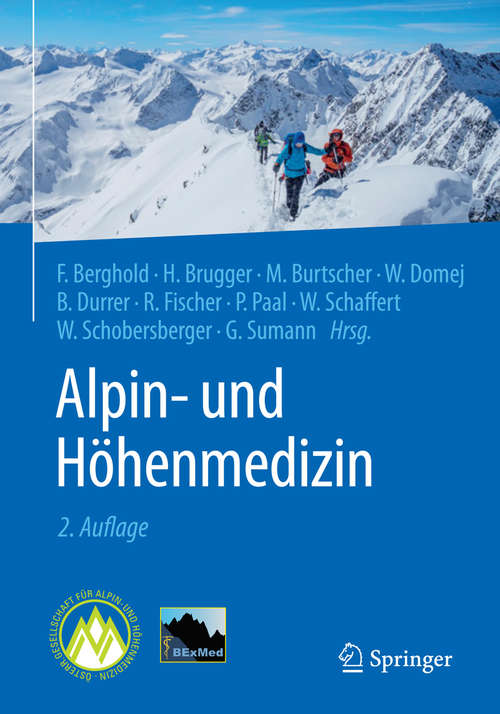 Book cover of Alpin- und Höhenmedizin (2. Aufl. 2019)