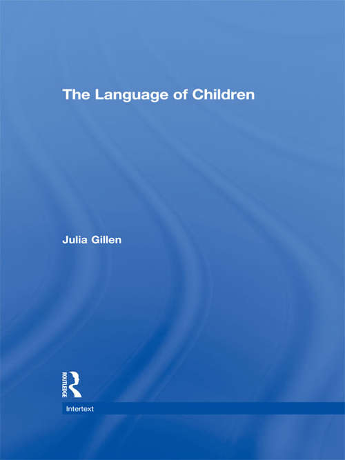 Book cover of The Language of Children