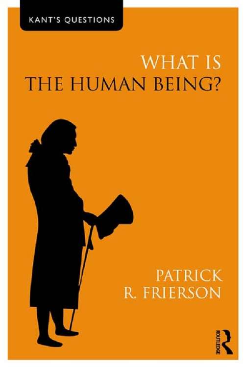 Book cover of What is the Human Being?