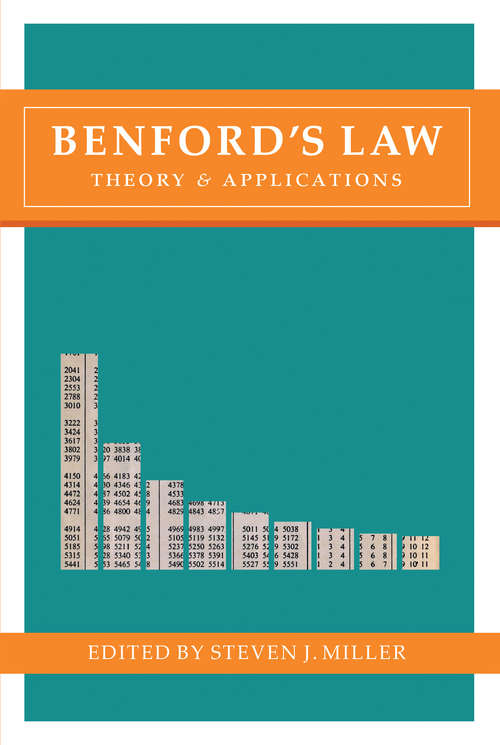 Book cover of Benford's Law: Theory and Applications