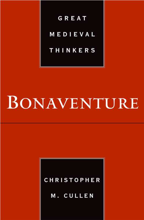 Book cover of Bonaventure (Great Medieval Thinkers)