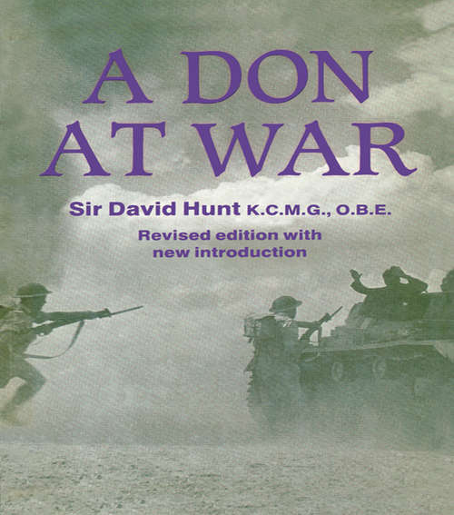 Book cover of A Don at War (Studies in Intelligence)