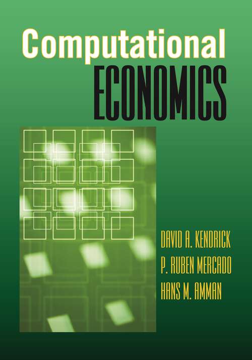 Book cover of Computational Economics