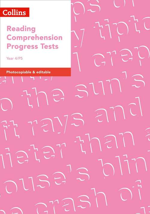 Book cover of Reading Comprehension Progress Tests Year 4/P5 (PDF)