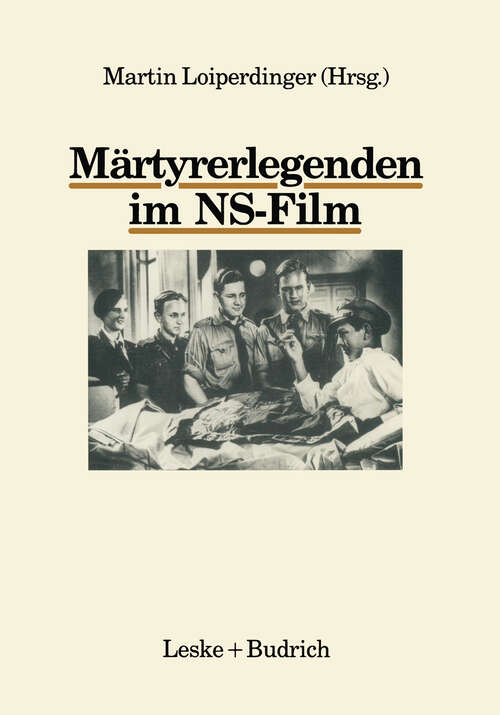 Book cover of Märtyrerlegenden im NS-Film (1991)