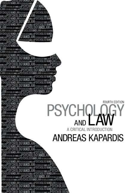 Book cover of Psychology And Law: A Critical Introduction (PDF)