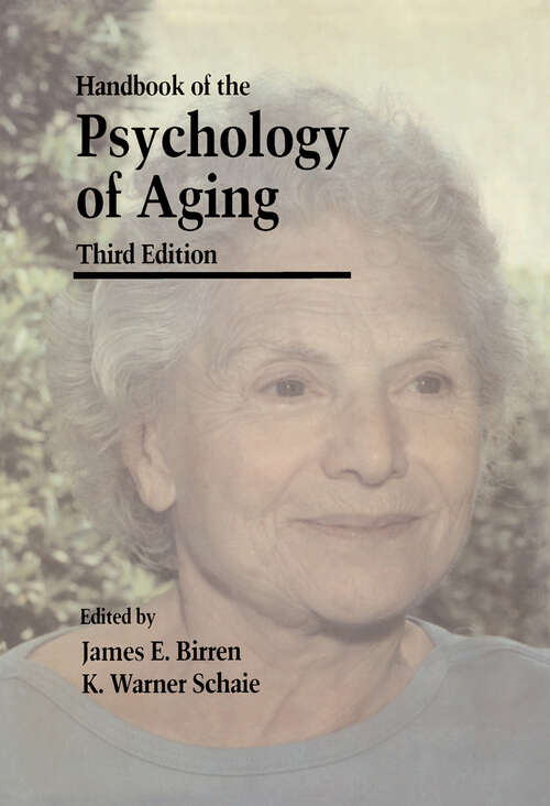 Book cover of Handbook of the Psychology of Aging (3)