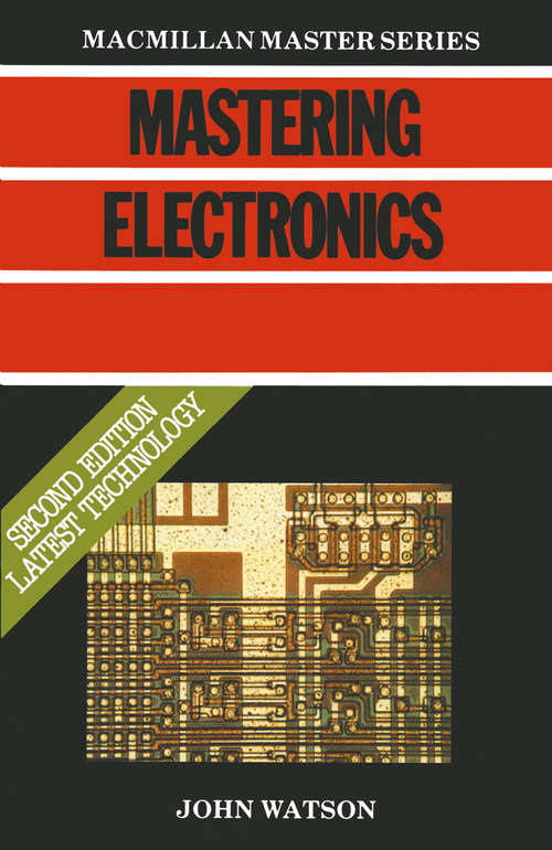 Book cover of Mastering Electronics (1st ed. 1986) (Macmillan Master)