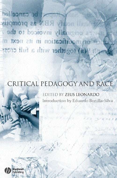Book cover of Critical Pedagogy and Race