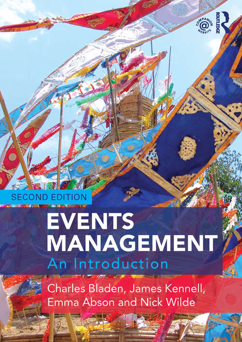 Book cover of Events Management: An Introduction