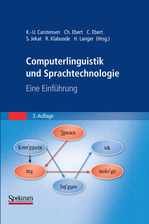 Book cover of Computerlinguistik und Sprachtechnologie: Eine Einführung (3. Aufl. 2010)