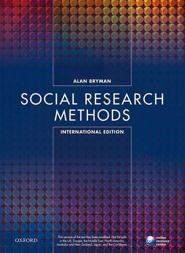 Book cover of Social Research Methods (PDF) (5th)