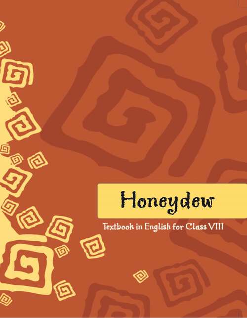 Book cover of English Reader Honeydew class 8 - Andhra Pradesh Board