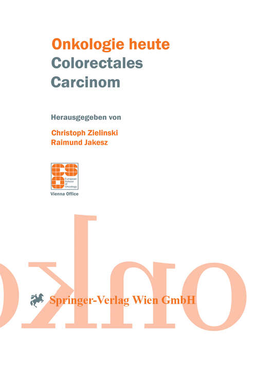 Book cover of Colorectales Carcinom (1999) (Onkologie heute)