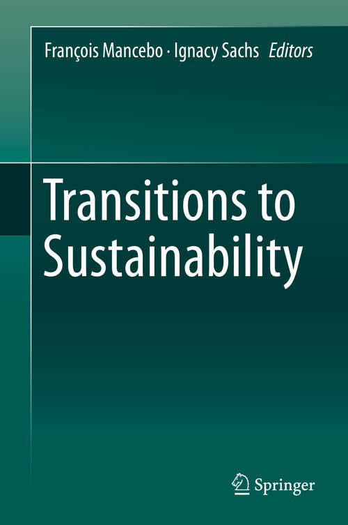 Book cover of Transitions to Sustainability (2015)