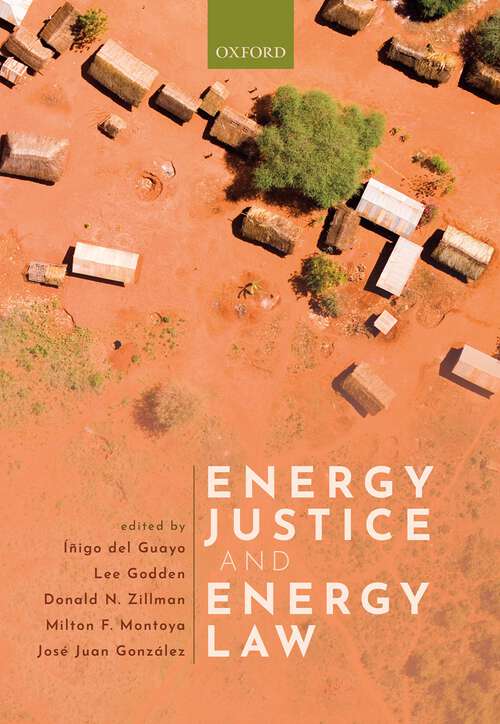 Book cover of Energy Justice and Energy Law