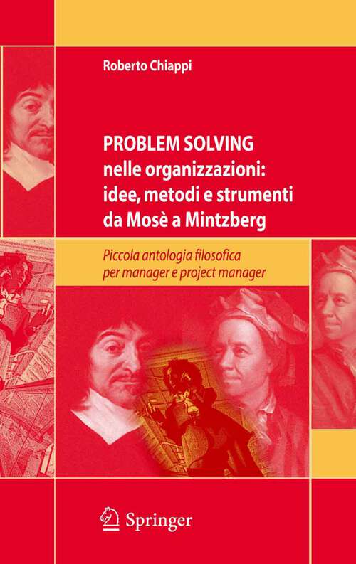 Book cover of Problem Solving nelle organizzazioni: Piccola antologia filosofica per managers e project managers (2006)