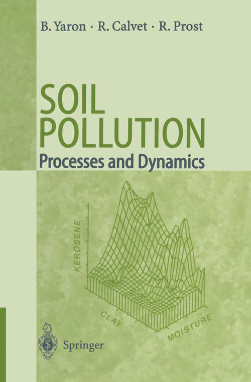Book cover of Soil Pollution: Processes and Dynamics (1996)