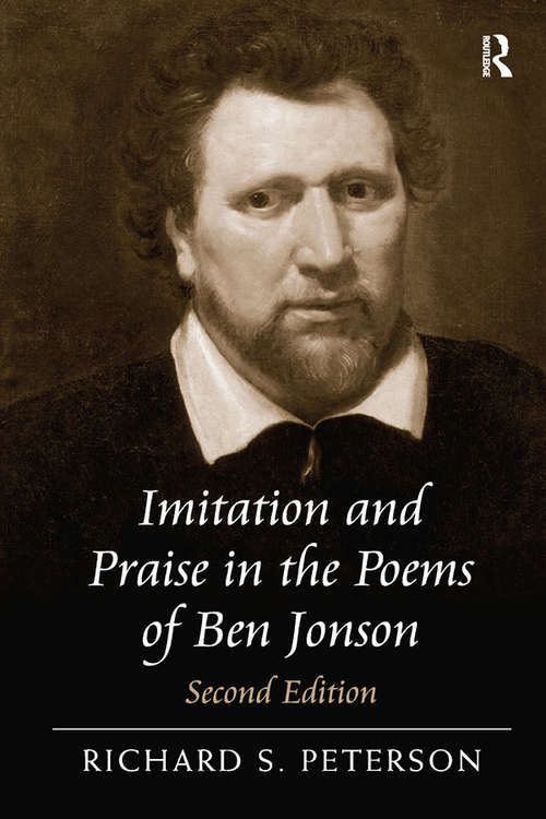Book cover of Imitation and Praise in the Poems of Ben Jonson (2)