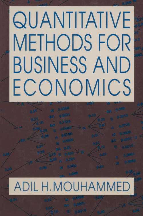 Book cover of Quantitative Methods for Business and Economics