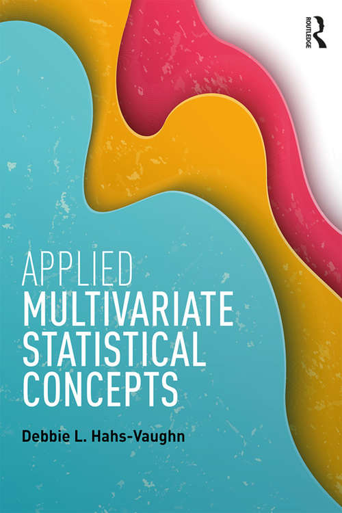 Book cover of Applied Multivariate Statistical Concepts