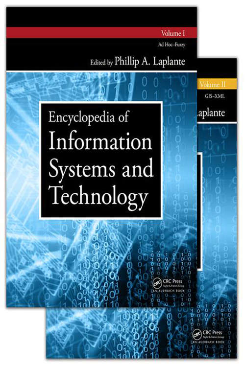 Book cover of Encyclopedia of Information Systems and Technology - Two Volume Set
