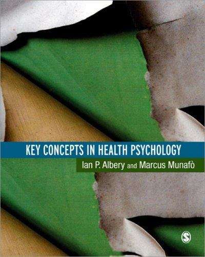 Book cover of Key Concepts in Health Psychology (PDF)