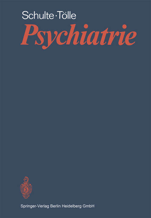 Book cover of Psychiatrie (1971)