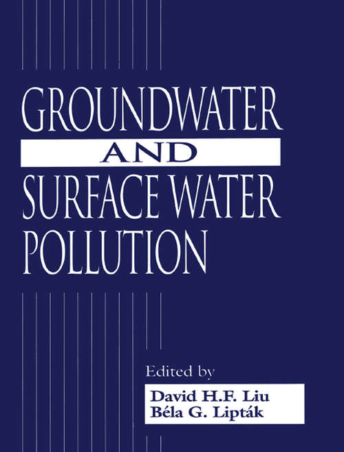 Book cover of Groundwater and Surface Water Pollution